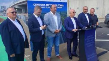 Tronsonul I Cluj Napoca – Florești al centurii metropolitane, finalizat; investiție de 23 de milioane de euro din fonduri europene