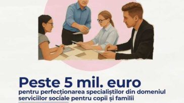 Apel de proiecte de peste cinci milioane de euro pentru programe de formare continuă în domeniul serviciilor sociale