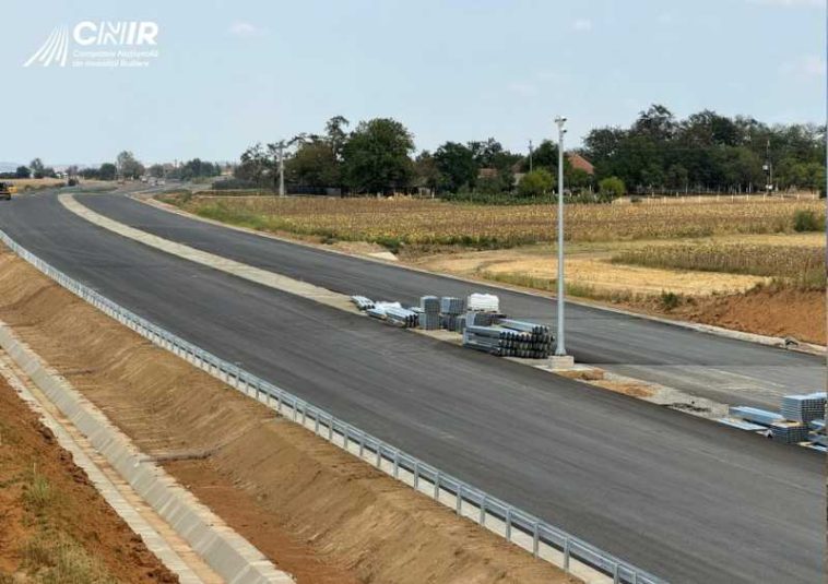 Bihor: Stadiul lucrărilor pe lotul Chiribiș-Biharia al autostrăzii A3 a depășit 70%; progres de șase procente în ultima lună