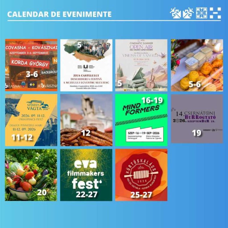 Covasna: Galopiada Secuiască, ”Sunetul Motoarelor de Odinioară” și Festivalul Kurtoskalacs, printre evenimentele lunii septembrie