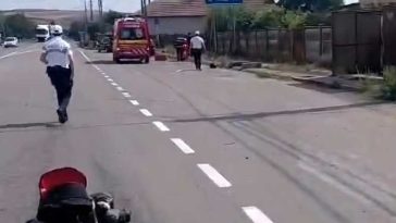 Mehedinți: Motociclist bulgar, accidentat mortal în localitatea Vânju Mare