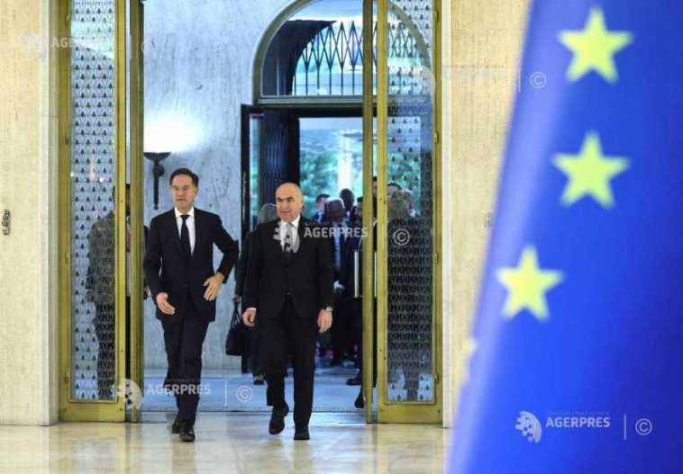 Convorbire Ilie Bolojan – Mark Rutte; au discutat despre provocările de securitate din zona Mării Negre
