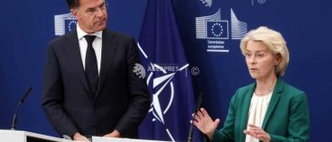 Von der Leyen și Mark Rutte amenință Rusia cu ‘mai multă presiune’ după atacul de la Leipzig