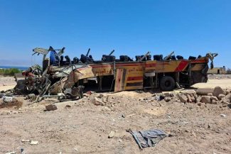 UPDATE Egipt: 22 de morţi într-un accident de autocar în Peninsula Sinai