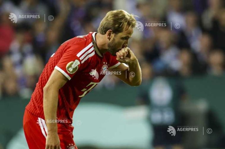 Fotbal: Harry Kane a reușit o dublă pentru Bayern Munchen în Cupa Germaniei