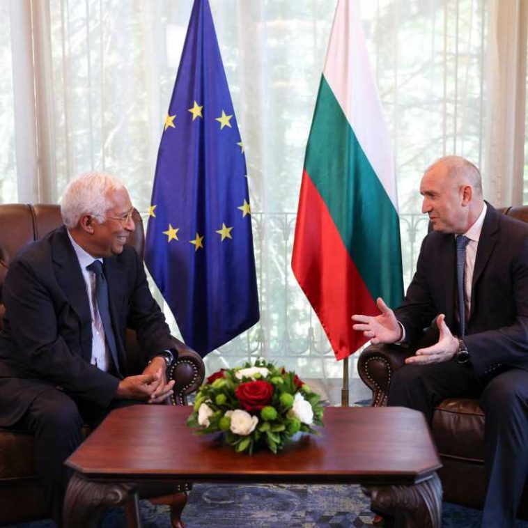 Antonio Costa subliniază în fața premierului prorus al Bulgariei angajamentul UE față de Ucraina