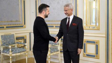 Zelenski salută angajamentul Indiei în favoarea păcii cu ocazia vizitei ”istorice” a ministrului indian de externe la Kiev