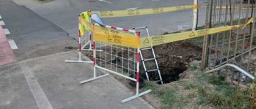 Harghita: Conductă de gaz fisurată în apropierea unei benzinării din Odorheiu Secuiesc