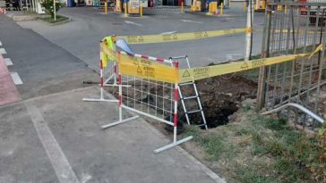Harghita: Conductă de gaz fisurată în apropierea unei benzinării din Odorheiu Secuiesc