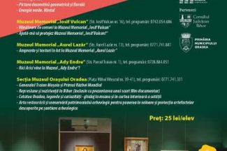 Bihor: Ateliere pentru ‘Săptămâna verde’ și ‘Școala altfel’, la muzeele din Oradea