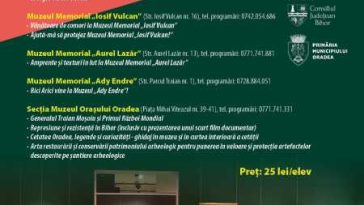 Bihor: Ateliere pentru ‘Săptămâna verde’ și ‘Școala altfel’, la muzeele din Oradea