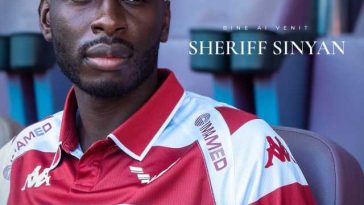 Fotbal: Rapid l-a achiziționat pe fundașul gambian Sheriff Sinyan, de la CFR Cluj