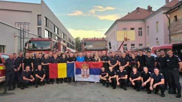 IGSU: Pompierii români se întorc acasă după finalizarea misiunii de sprijin în Serbia