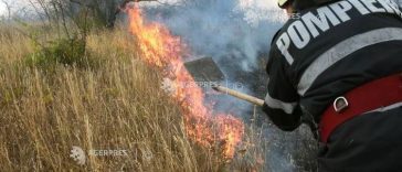 Vaslui: 50 de hectare de vegetație uscată, distruse într-un incendiu produs la în Băcești