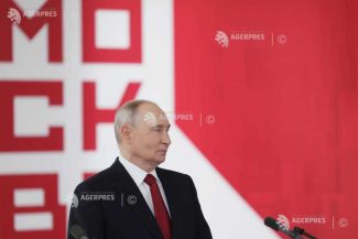 Pentru a marca a 879-a aniversare de la fondarea capitalei ruse, Putin a inaugurat la Moscova gara Secera și Ciocanul