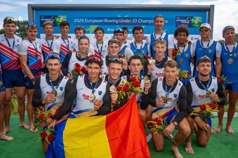Canotaj: Nouă medalii de aur și una de argint pentru România, la Europenele U23