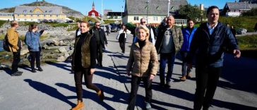Von der Leyen a sosit în Groenlanda, pentru a demonstra sprijinul UE față de insula arctică râvnită de Trump