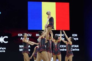 Gimnastică aerobică: O medalie de argint și una de bronz pentru România la Mondialele de cadeți și juniori (GALERIE FOTO)