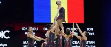 Gimnastică aerobică: O medalie de argint și una de bronz pentru România la Mondialele de cadeți și juniori (GALERIE FOTO)