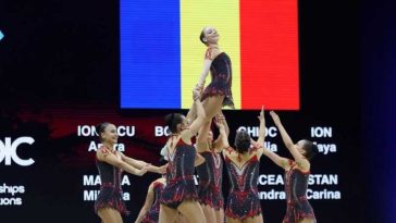 Gimnastică aerobică: O medalie de argint și una de bronz pentru România la Mondialele de cadeți și juniori (GALERIE FOTO)