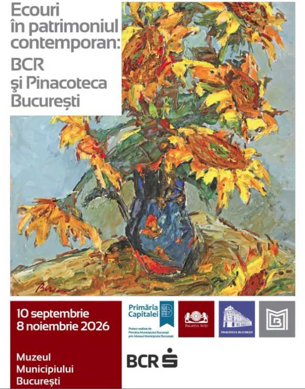 Expoziția ‘Ecouri în patrimoniul contemporan: BCR și Pinacoteca București’ – de joi, la Palatul Suțu