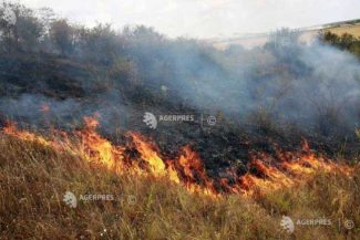 Maramureș: Incendiu de vegetație în Munții Igniș, la peste 1.200 m altitudine; pompierii intervin de două zile