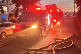 Sibiu: Incendiu într-un bloc din municipiu; 45 de persoane evacuate din imobil