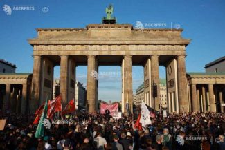 Germania: Paricipare modestă la o manifestație de la Berlin împotriva succesului regional al extremei drepte