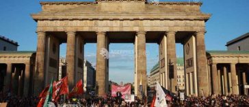 Germania: Paricipare modestă la o manifestație de la Berlin împotriva succesului regional al extremei drepte