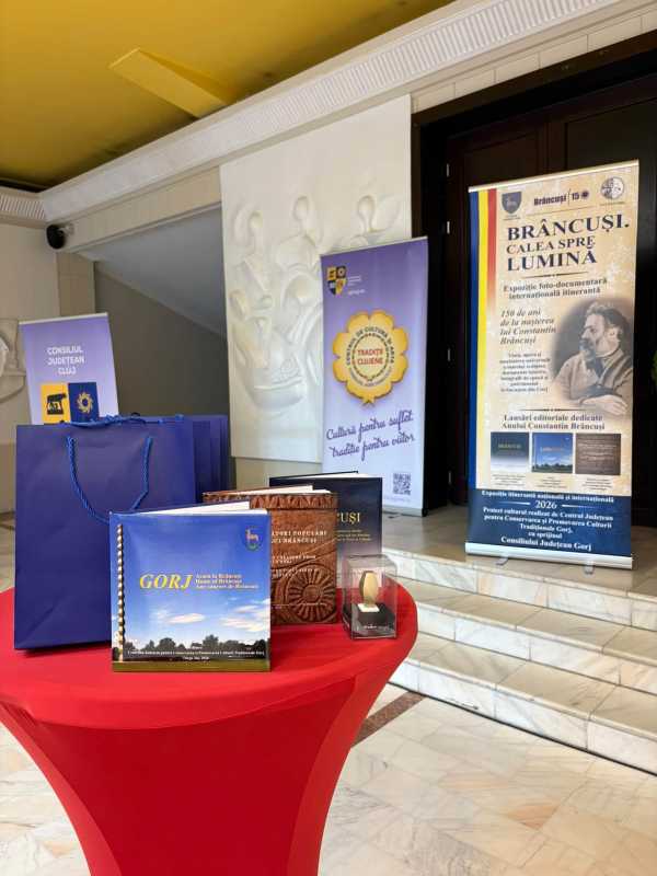 AnulBrâncuși/Gorj: Expoziția internațională ‘Brâncuși. Calea spre Lumină’ – un nou popas la Cluj-Napoca