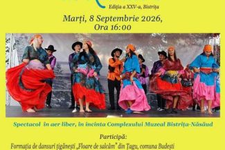 Bistrița-Năsăud: Festivalul tradițional al romilor, organizat în ziua de Sfânta Maria Mică în curtea Complexului Muzeal