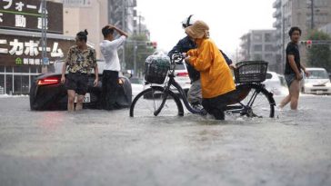 Japonia/ Cel puțin 41 de răniți în urma ploilor torențiale care au afectat orașul Nagoya