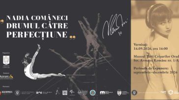 #AnulNadia/Bihor: Expoziția dedicată Nadiei Comăneci, reconfigurată, va rămâne trei luni la MTC din Oradea