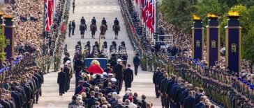 Procesiunea funerară pentru regele Harald al V-lea al Norvegiei a început