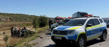 Iași: Un bărbat a murit după impactul frontal dintre un autoturism și un autocamion
