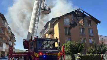 Cluj: Incendiu la mai multe apartamente ale unui bloc din Florești