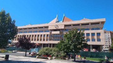 Harghita: Palatul Administrativ din Miercurea-Ciuc, aproape finalizat; lucrările de reabilitare ar urma să se încheie în decembrie