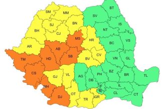 ANM: Vreme caniculară în jumătate din țară, până vineri seara; Cod portocaliu, în opt județe