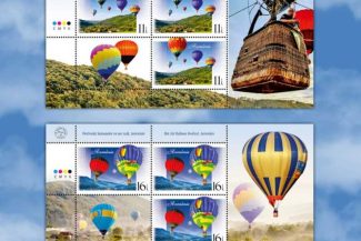 Emisiunea ‘Festivalul baloanelor cu aer cald. Aerostate’ – de joi, în magazinele Romfilatelia