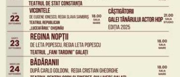 Brăila: Trupe din țară și de la Chișinău, la Festivalul Internațional de Teatru și Arte Performative
