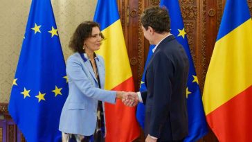 Comisarul european pentru situații de criză, Hadja Lahbib, primită de șeful statului la Palatul Cotroceni