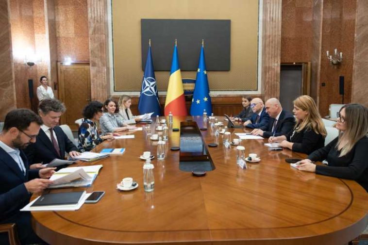 Premierul interimar – întrevedere cu Hadja Lahbib, comisarul pentru egalitate și gestionarea situațiilor de criză