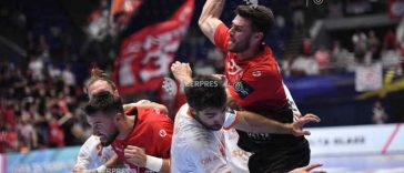 Handbal masculin: CS Dinamo București, debut cu înfrângere în noul sezon al Ligii Campionilor (GALERIE FOTO)