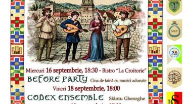 Mureș: Ediția a III-a a festivalului ‘Mica Săptămână de Muzică Veche’, în Cetatea Medievală Sighișoara