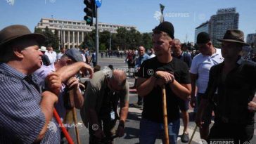 Oierii protestează marți în Piața Victoriei