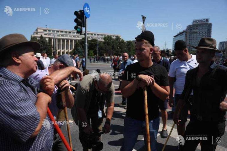Oierii protestează marți în Piața Victoriei