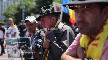 Câteva sute de oieri s-au adunat pe trotuarul din fața Muzeului Antipa
