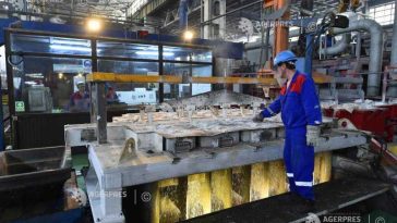 Producția industrială a scăzut cu 3,7% în primele șapte luni