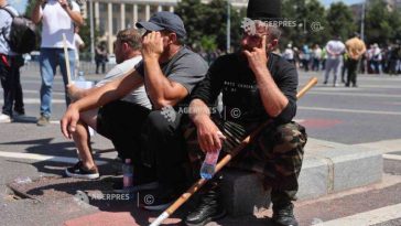 Violențe la protestul protestul ciobanilor din Piața Victoriei
