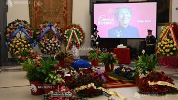 Italia: Întregul spectru politic, reunit la funeraliile de stat ale Emmei Bonino